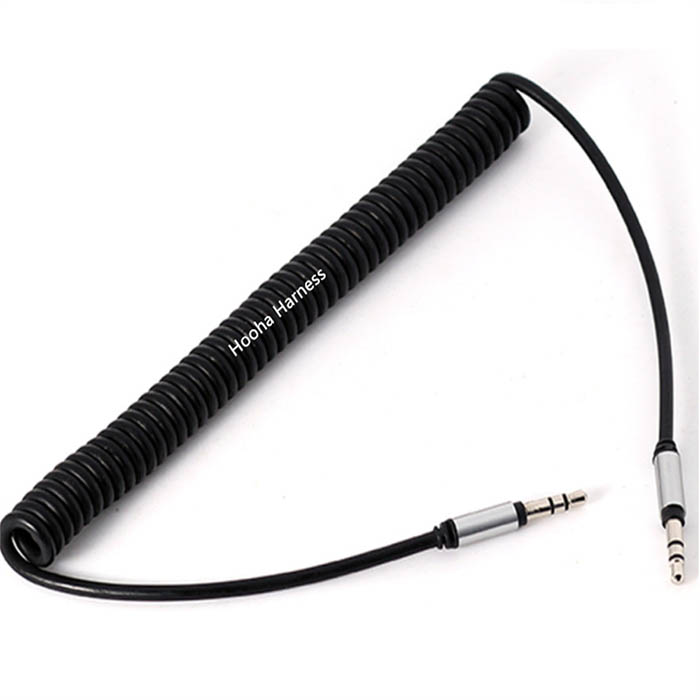 AUX Audio coil cable