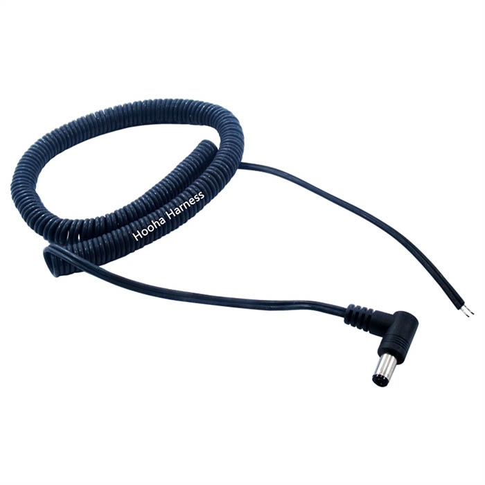 Cable de bobina macho DC 5521