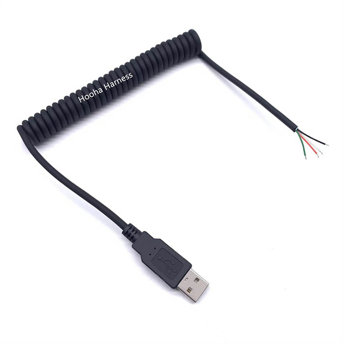 USB coil cable