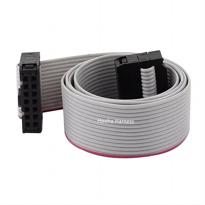 Cable plano del conector IDC con una distancia de 2,54m