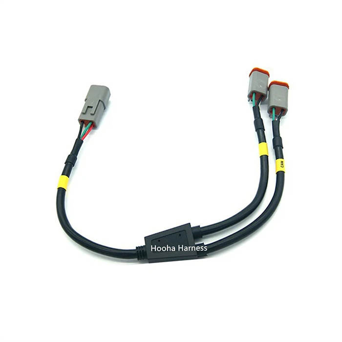 DT 4p splitter cable 1 to 2