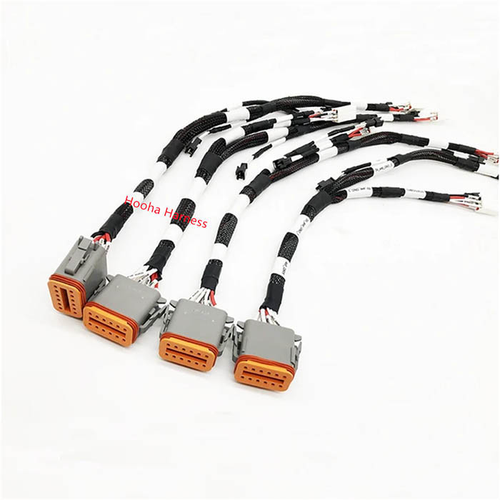 DT 12p custom wire harness