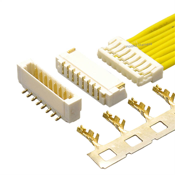 SMT-Steckverbinder mit 0,8 mm Rastermaß