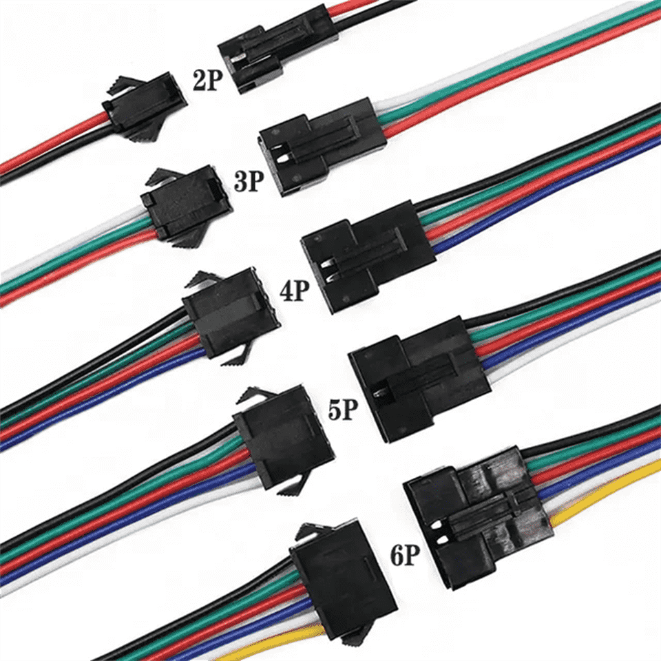 JST SM connector wire harness