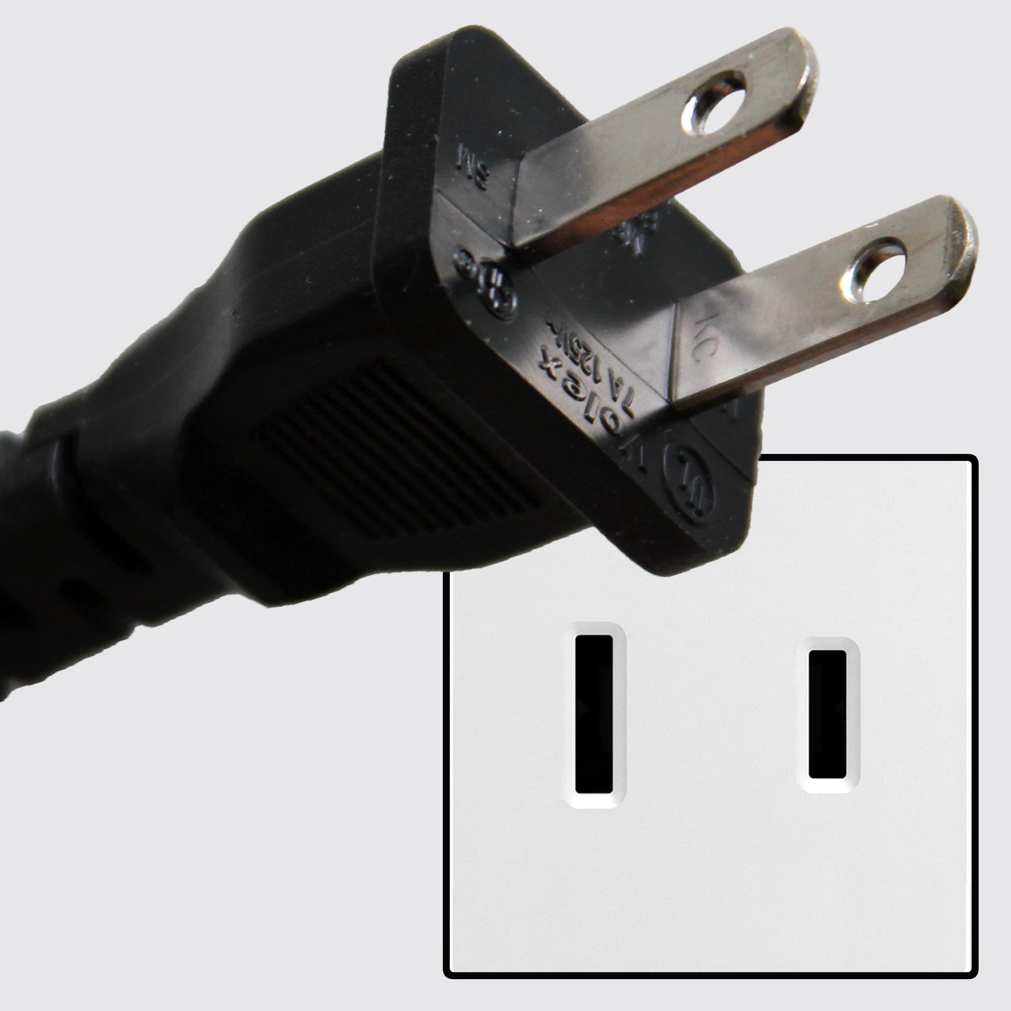 Netzkabel NEMA 1-15P Stecker (Typ A)