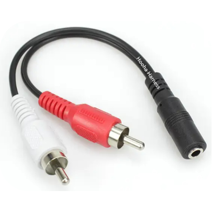 RCA a adaptadores de audio estereofónico de 3,5 mm