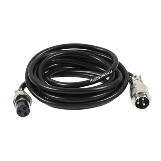 Cable de conector de 3 Pines gx16