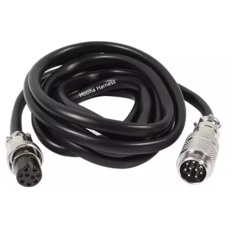 Cable de conector de 9 Pines gx16