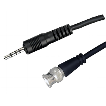 Cable de enchufe de audio BNC a 3,5 mm