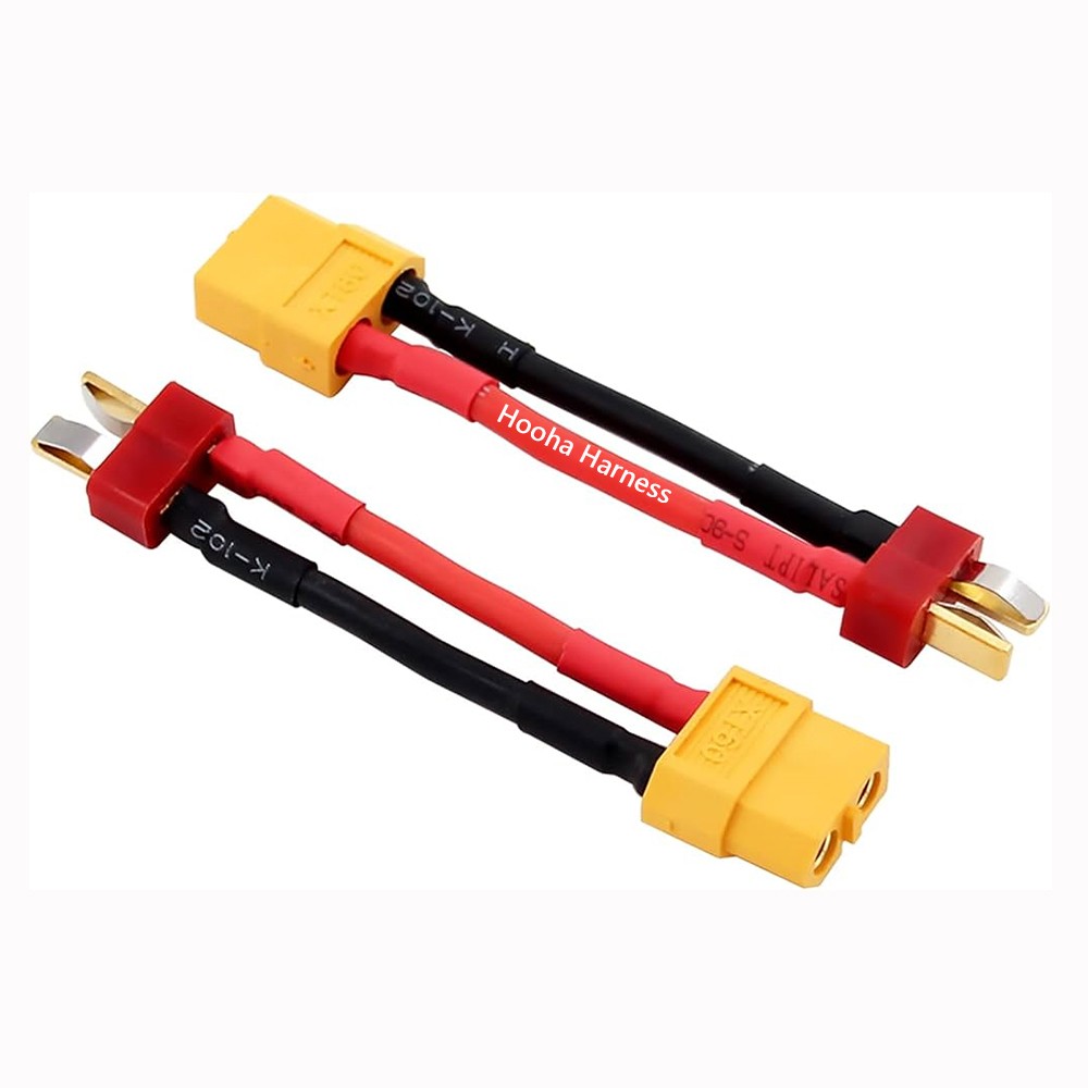 Câble XT60 vers fiche T 14AWG