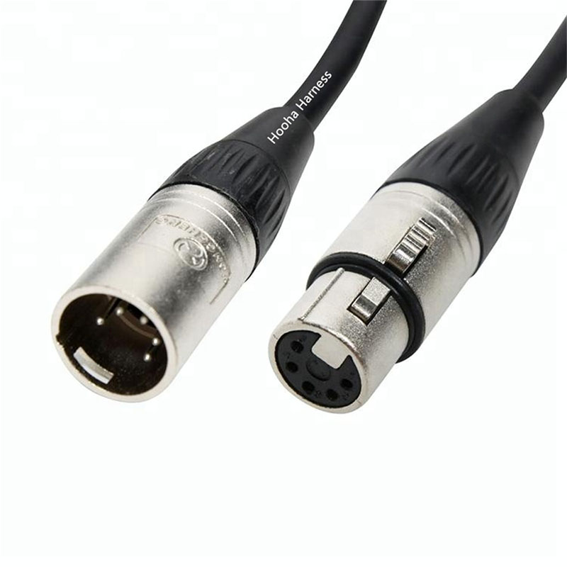 conector xlr de 5 pines