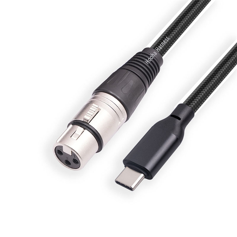 Cable USB C a XLR