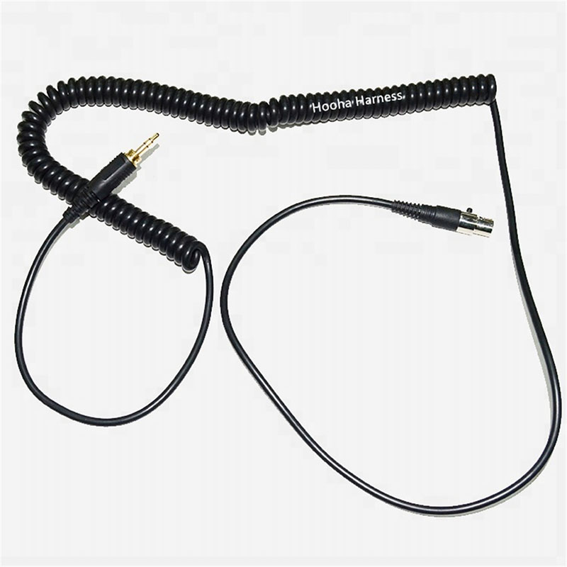 XLR hembra a 3,5 mm.