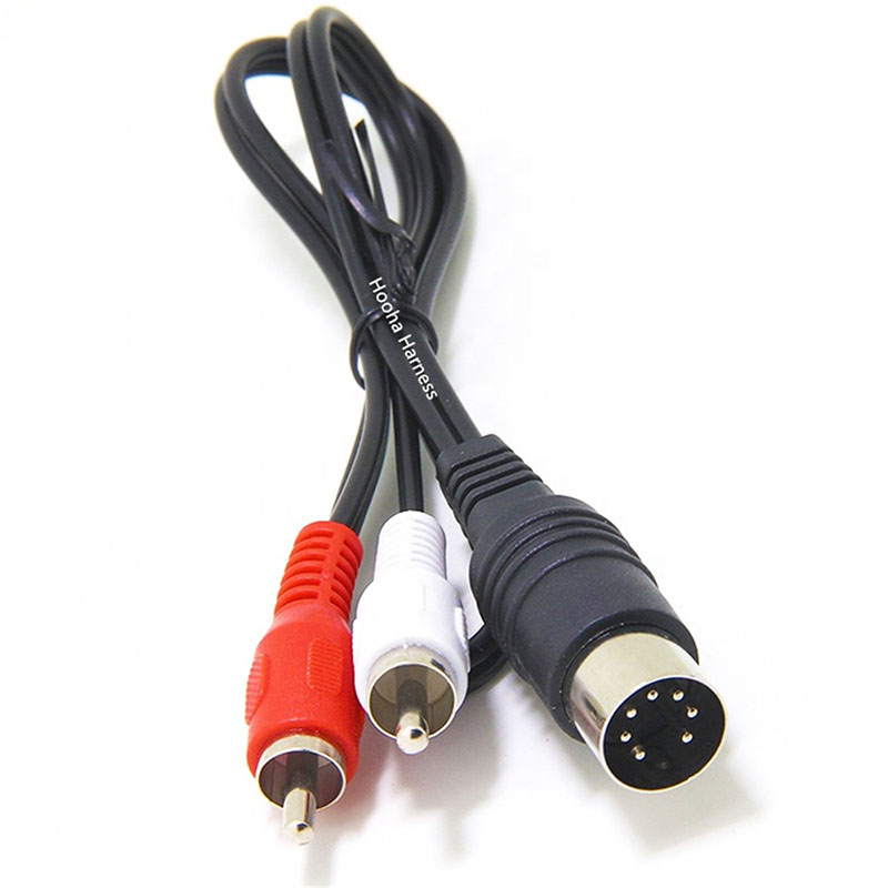 7 pin din connector to RCA