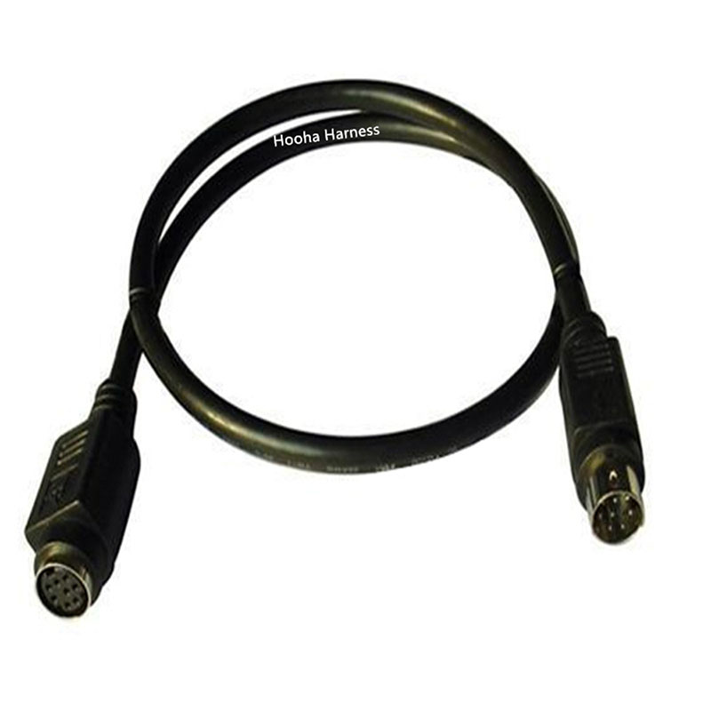 8 pin din connector male to female cable