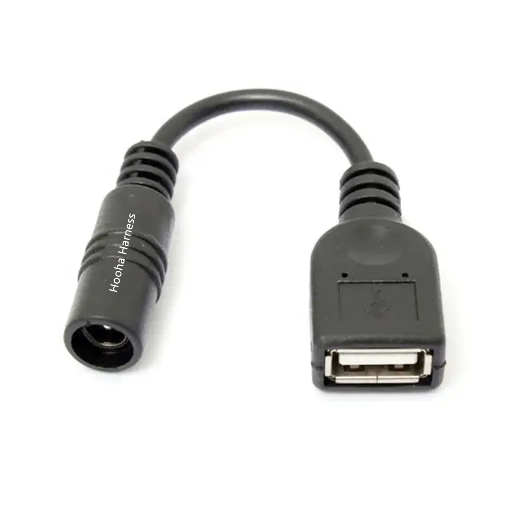 USB A Buchse auf DC 5525 Buchse