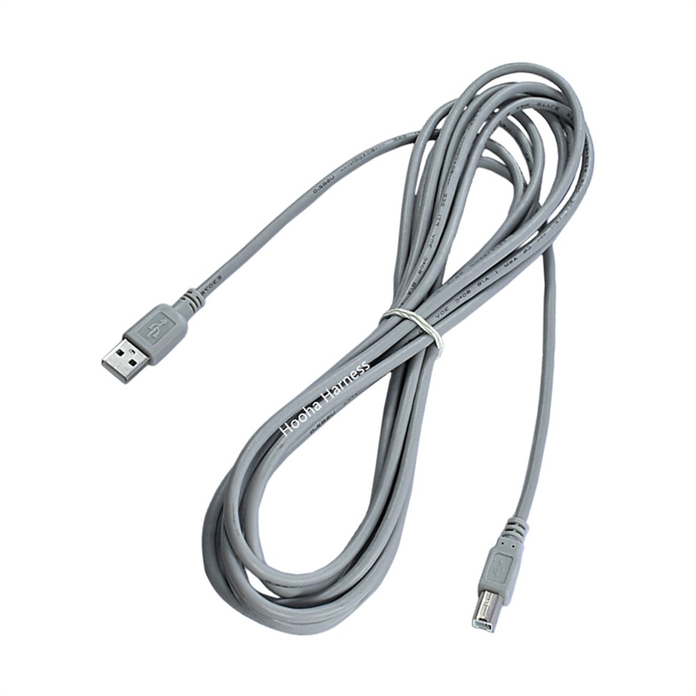 USB A male to USB B male cable