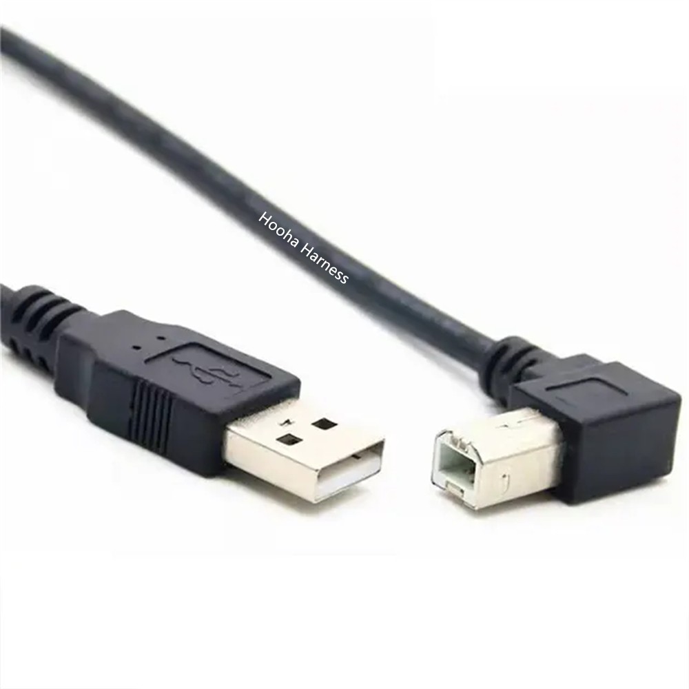 Adaptateur USB A vers USB B à angle droit