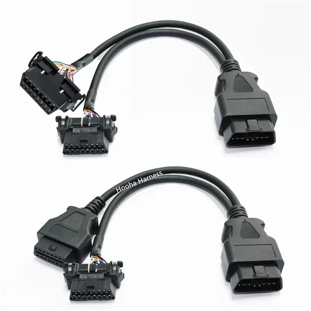 OBD hembra a 2 OBD macho