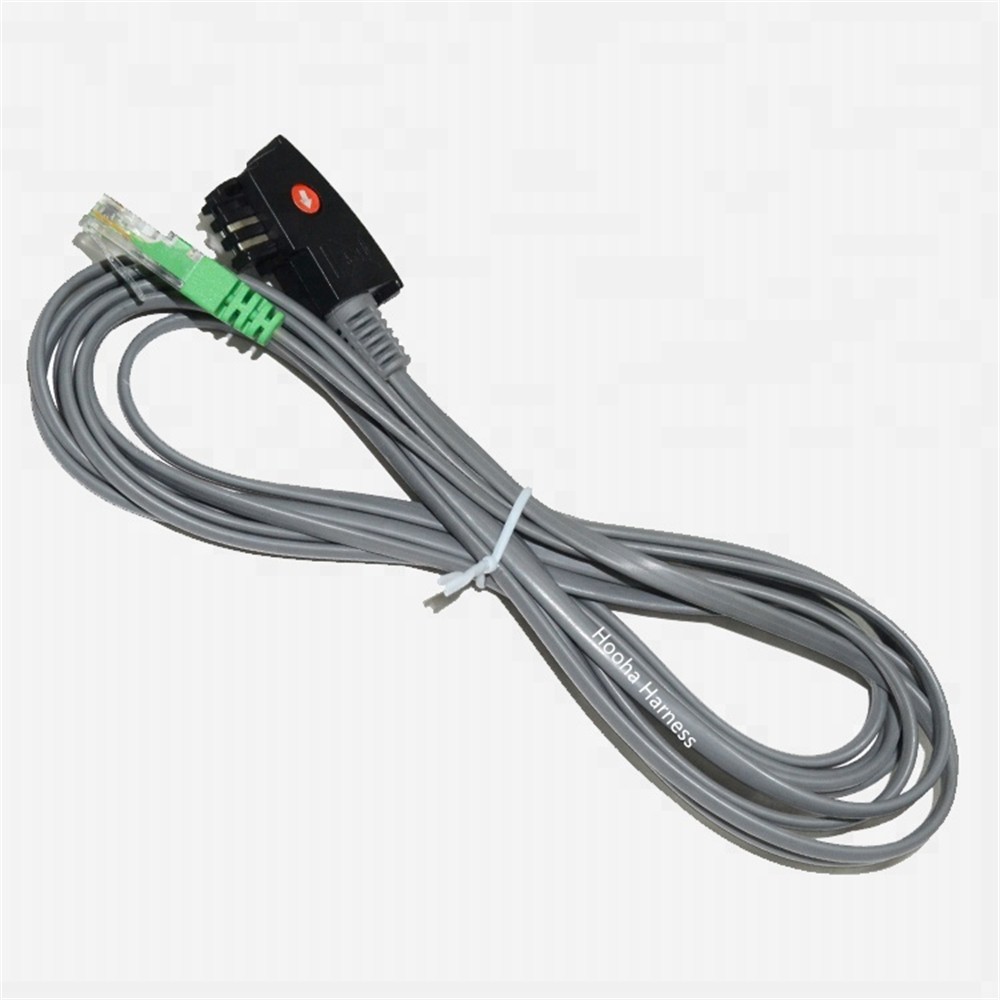 TAE - F 8P2C Stecker auf RJ45 Stecker