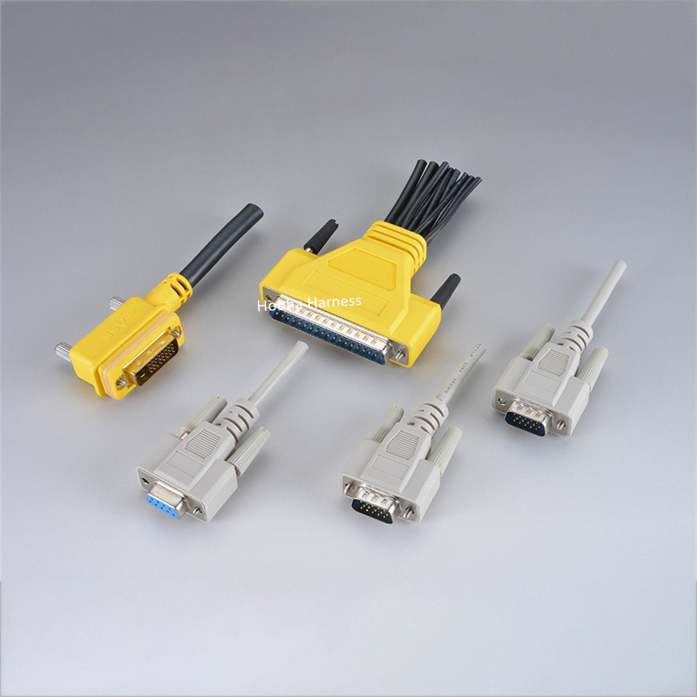 D-sub connector overmold