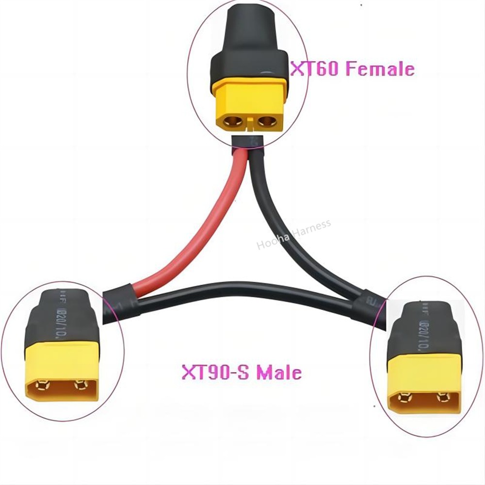 xt60 xt90 light bar wire harness