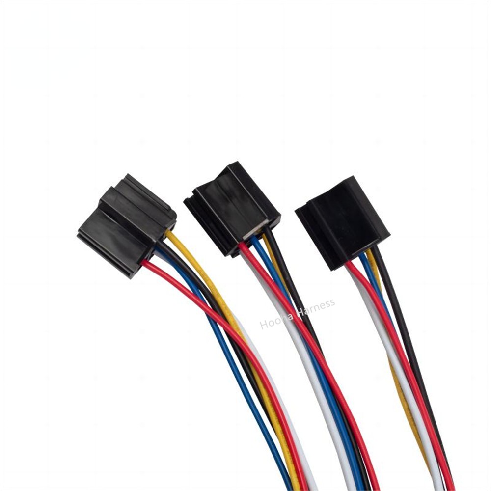 yellow red blue light wire harness