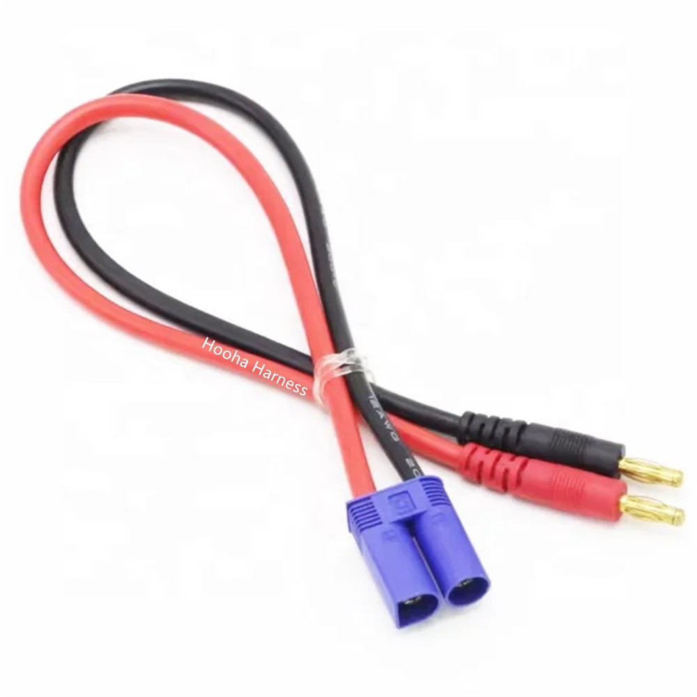 Cable de batería con conector tipo banana