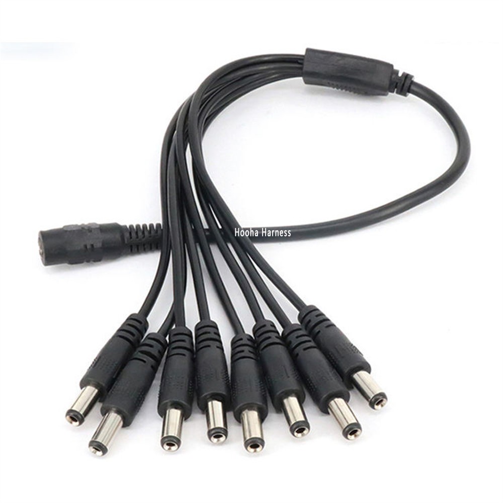 Cable de alimentación CC 1 a 8