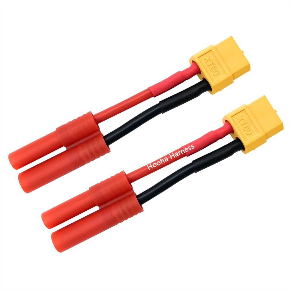 XT60 to HXT 4mm Lipo battery cable