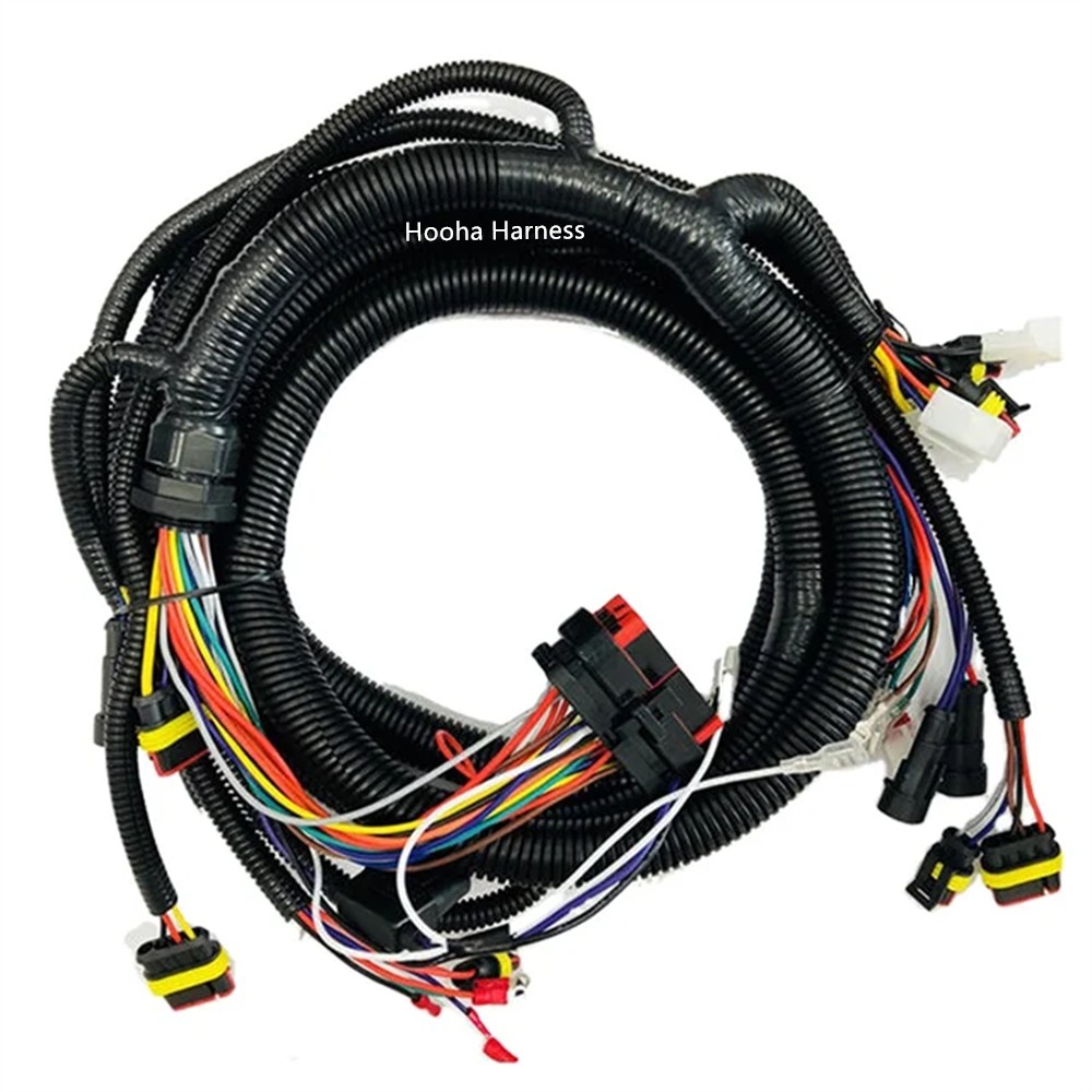 wiring harness in a car