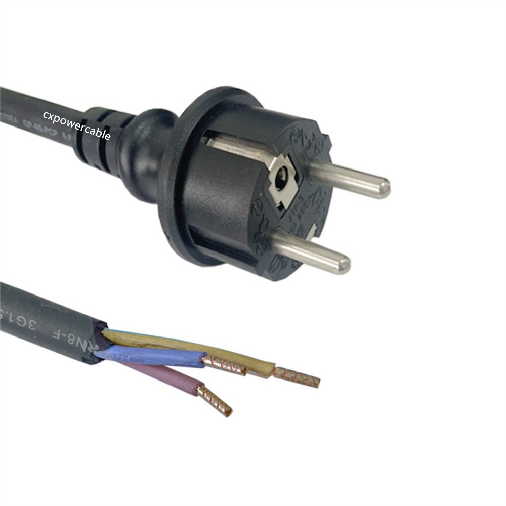 EU 3 pin power cable