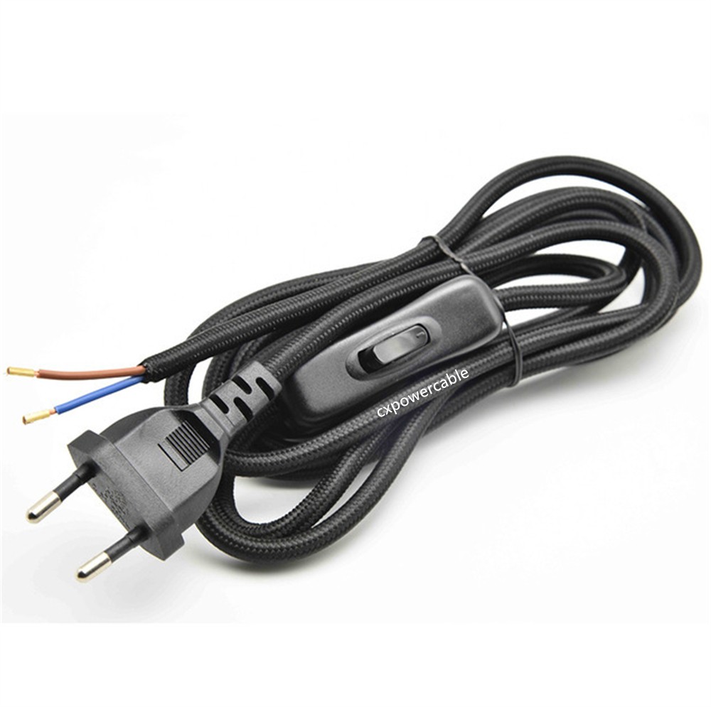 EU plug 304 switch power cable