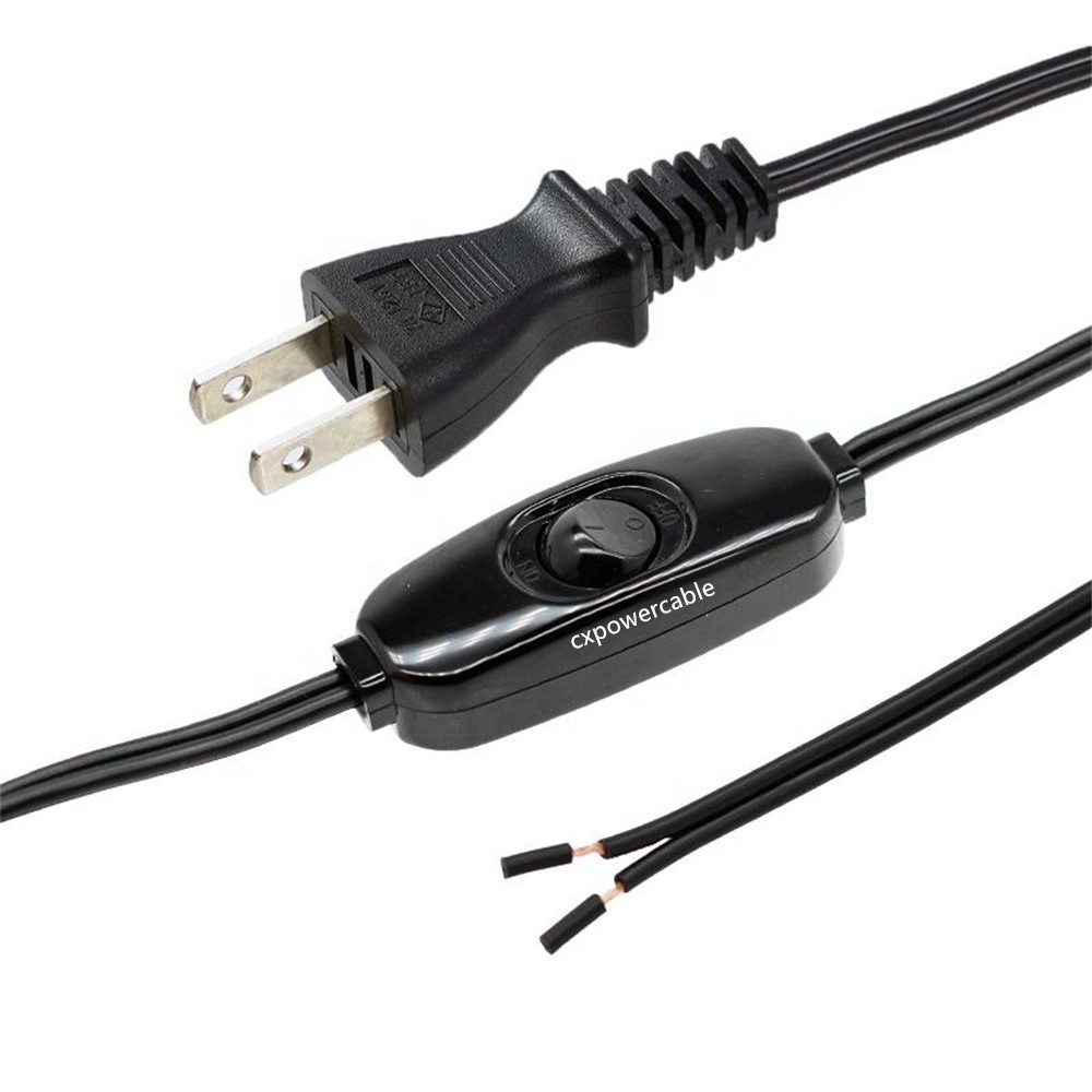 Japan 2 pin  with rocker switch cable