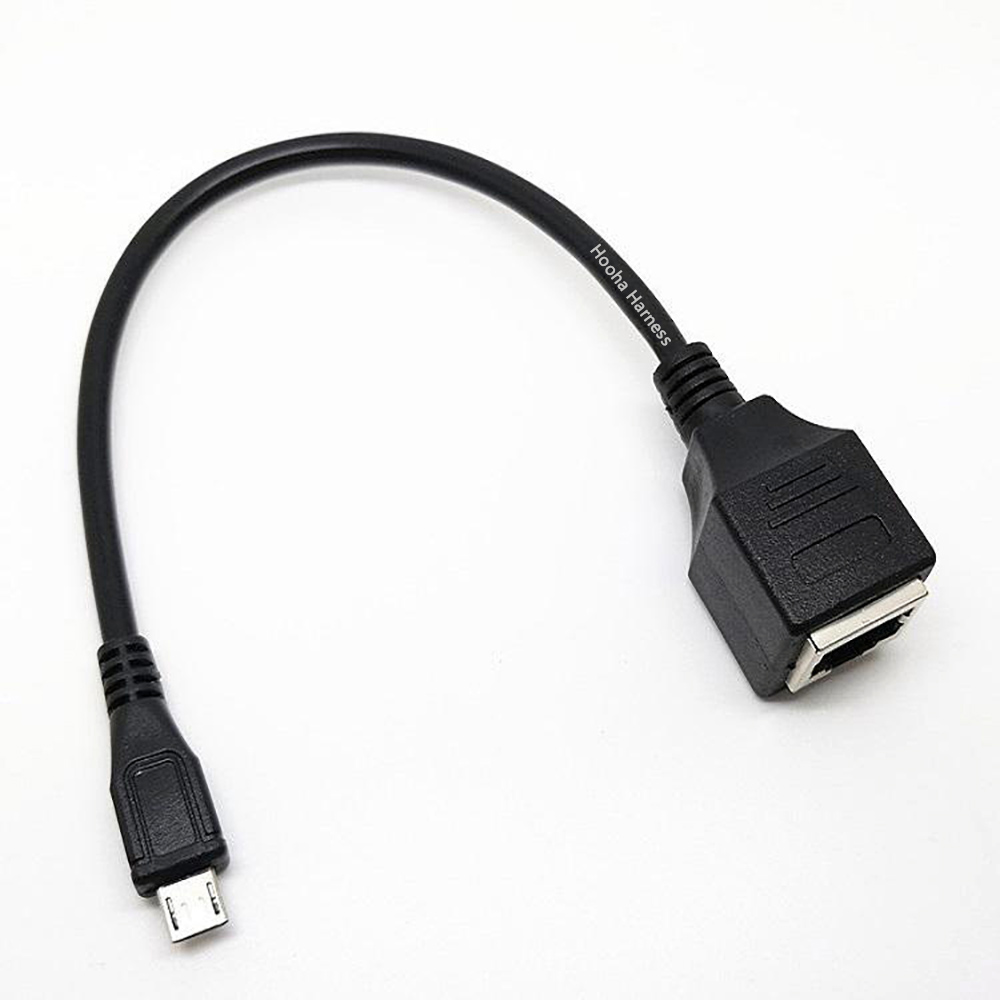 Micro USB to RJ45 female