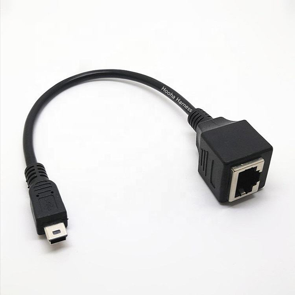 mini USB a RJ45 hembra