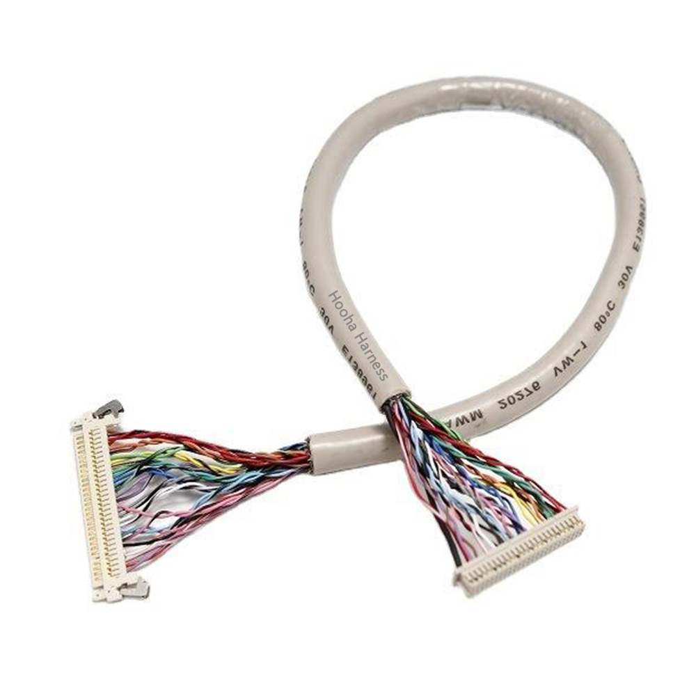 twisted cable harness