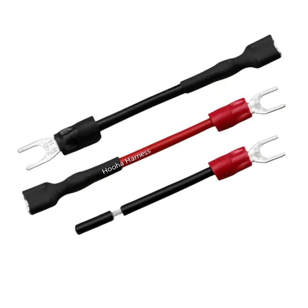 dc power fork terminal wire